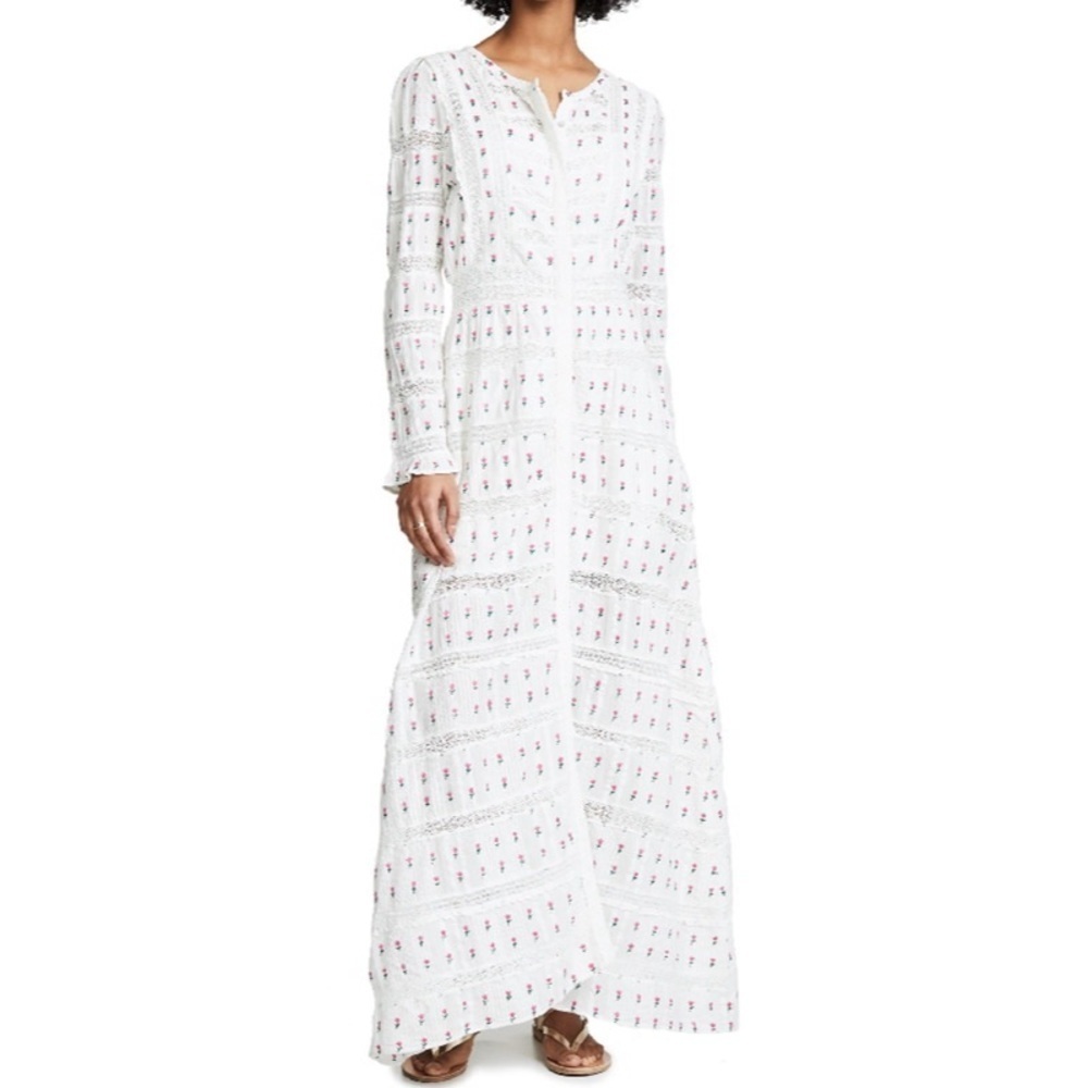 LOVESHACKFANCY Fabiana Maxi Dress in Garden Multi